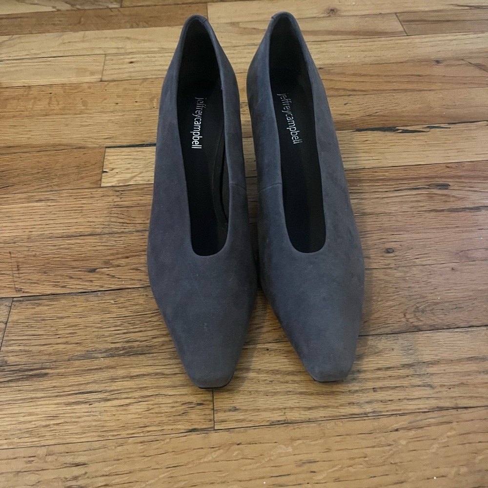 Jeffrey Campbell Brown Suede Pointed Toe Pumps